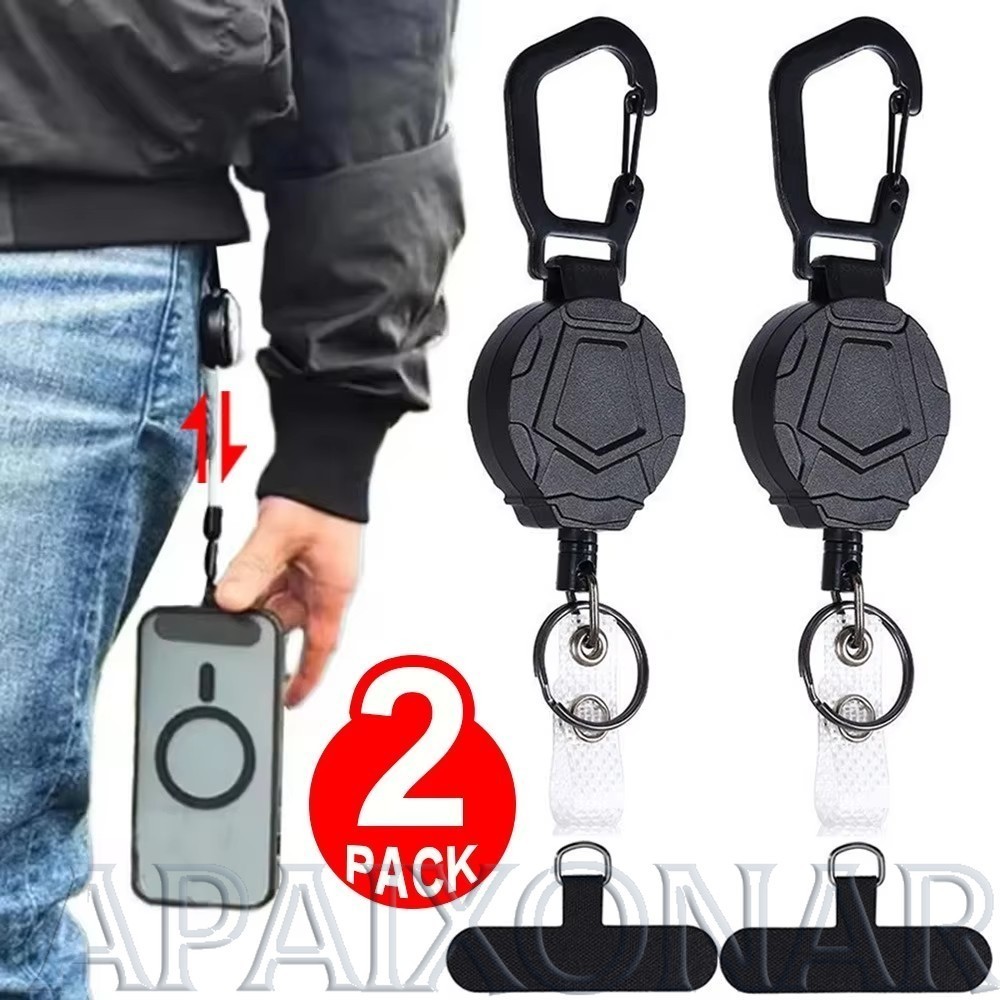 [HOT] [Entrega Rápida] 1/2 Unidades Alça Telescópica Para Telefone Cordão Antirroubo Retrátil Ajustável Caminhadas Ativi