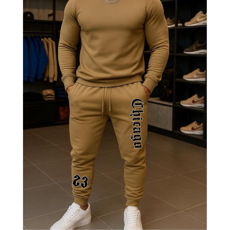 Calça Moletom Jogger Streetwear Chicago 23 Confortável Envio Rápido Pronta entrega