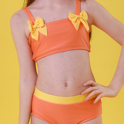 Biquini Infantil Juvenil Menina 2 a 13 anos I Proteção UV50+ I Todo Forrado I Confortável e Seguro para Praia e Piscina