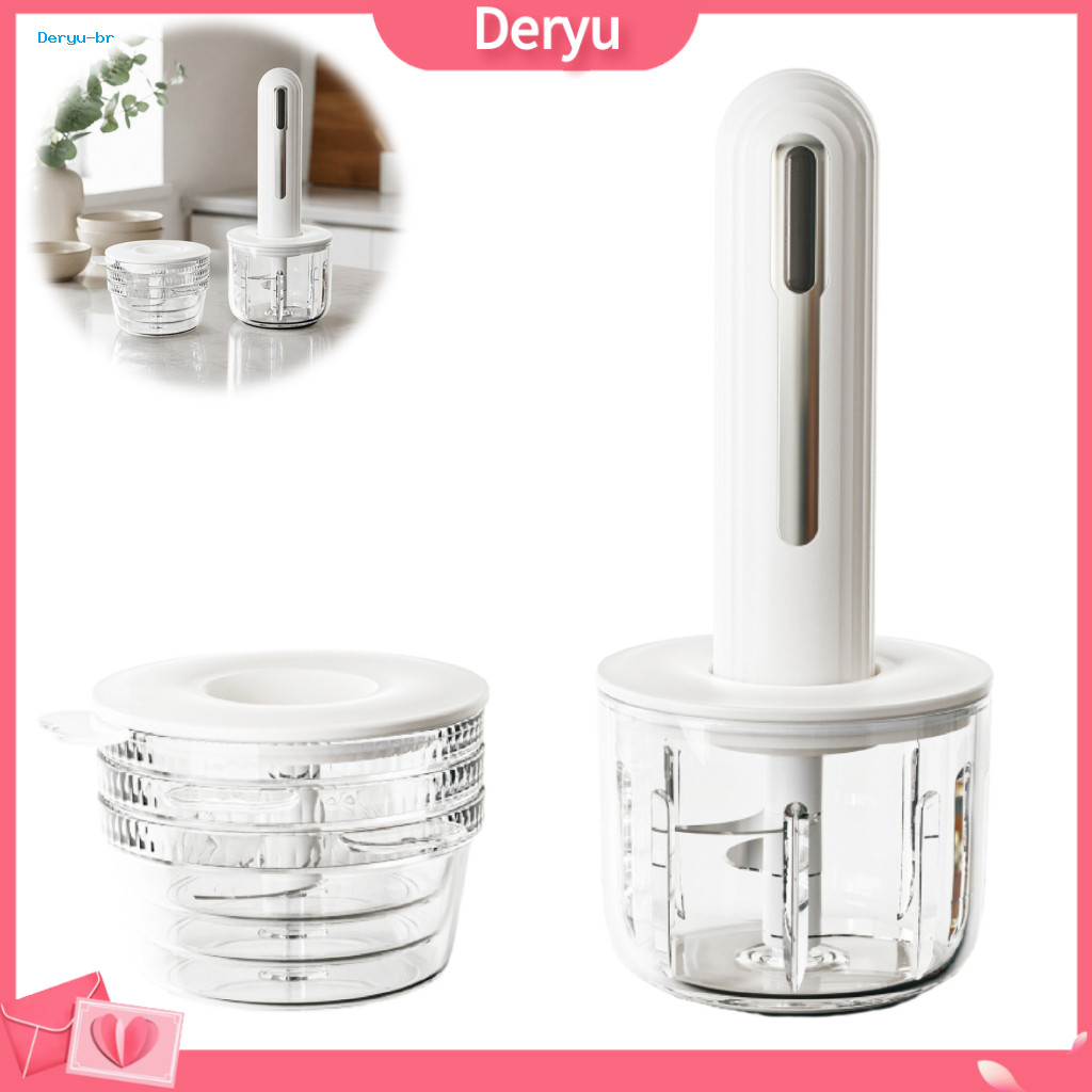 Portable Food Processor Handheld Vegetable Slicer Cordless Mini Electric Meat Grinder – Rechargeable for Garlic for So
