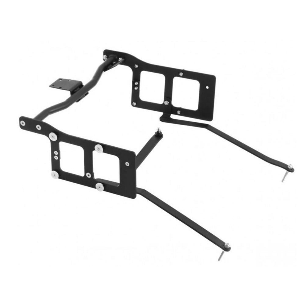 SUPORTE BAU LATERAL RONCAR HONDA TRANSALP 700 2010 PRETO