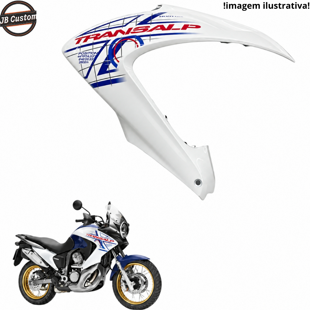 Asa lateral do tanque transalp 700 honda xl 700 2011 a 2014 64216MFFB20ZB