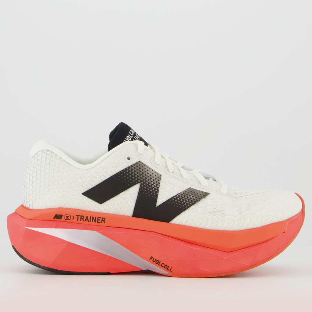 Tênis New Balance Fuelcell Supercomp Trainer V3 Branco e Rosa