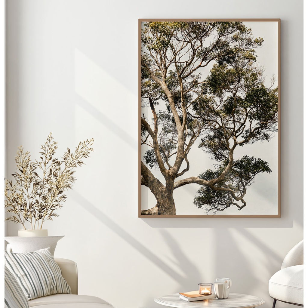 Quadro Árvore Da Vida Grande Quadro Com Moldura E Vidro Quadro Decorativo Sala Quarto Galhos Sépia