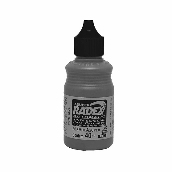 Tinta para Carimbo Automatic Preto Radex 40ml