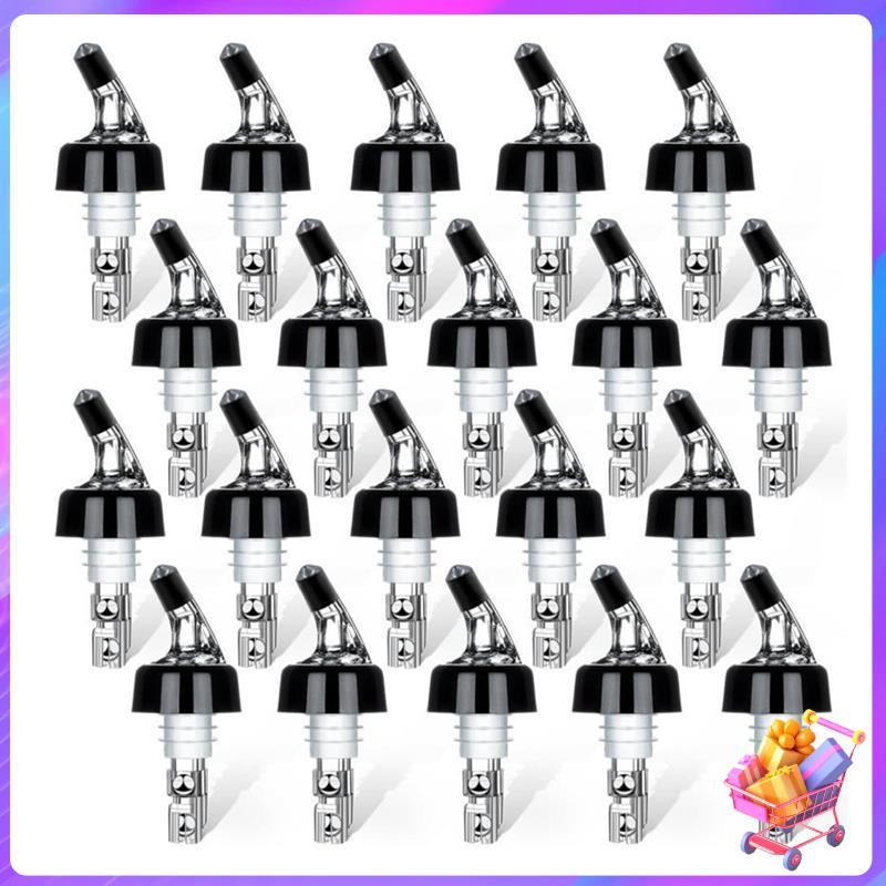 [Bom Negócio] Quick Shot Pourer-Spirit Measure-Automatic Medited Bottle Para Licor 20pcs