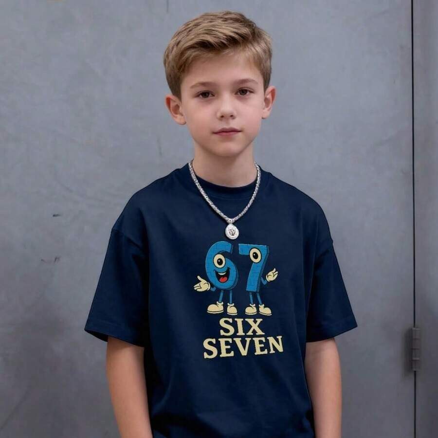 Camiseta Six Seven Algodão Super Confortável Look Moderno