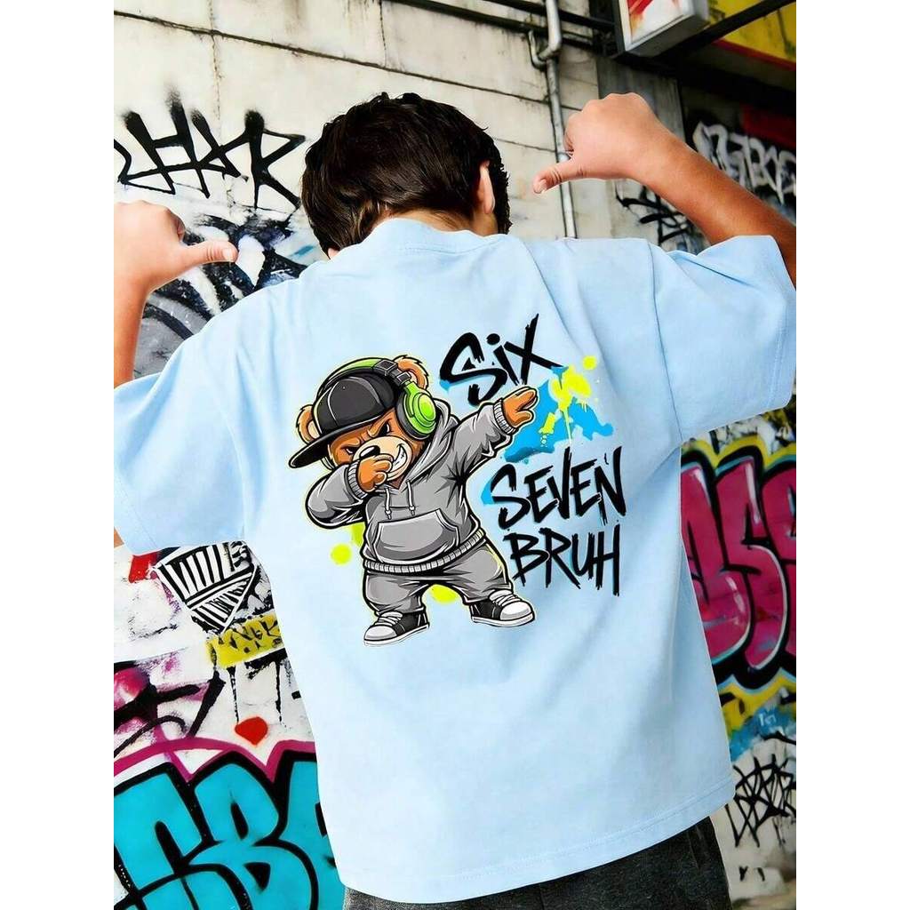 Camiseta SIX SEVEN BRUH em Algodão Super Confortável e Estilosa