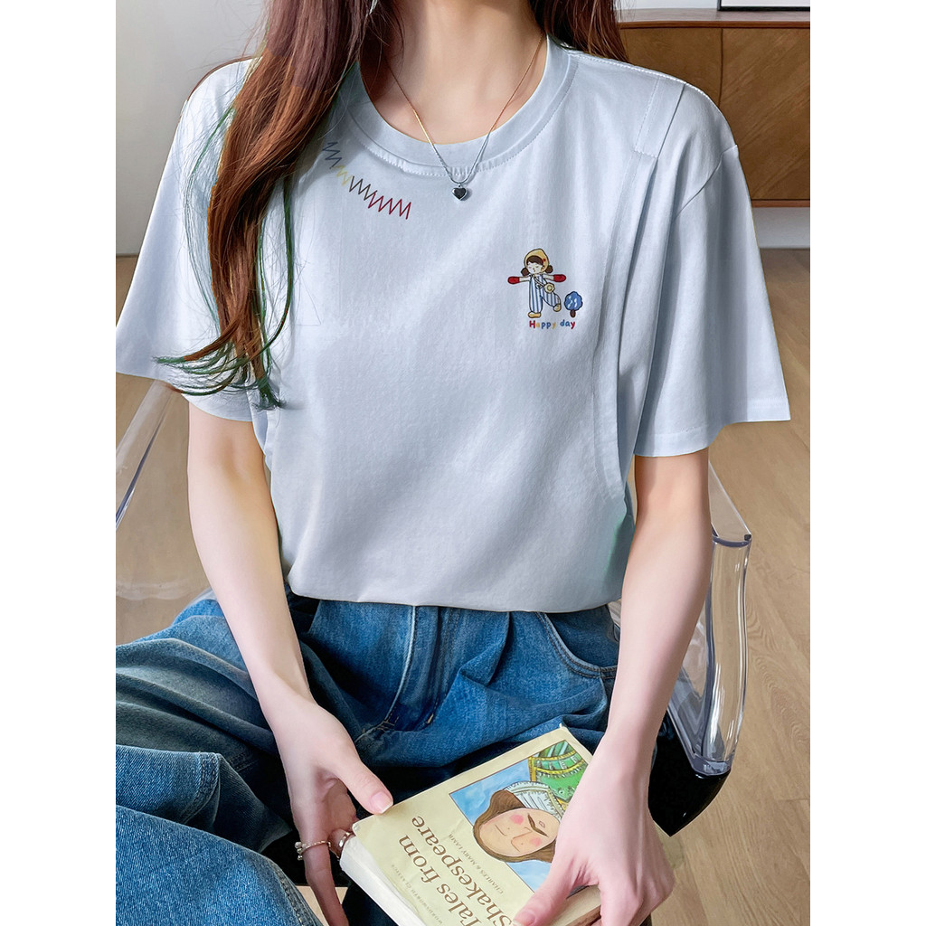 Roupas de enfermagem de verão Outing mãe quente camiseta de manga curta topos de enfermagem pode usar fora pós-parto beb