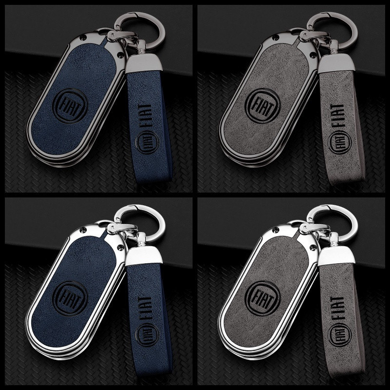 Capa De Chaveiro De Liga De Zinco Para Fiat Ducato 500 500L Panda Grande Punto Lancia Musa Auto Shell Fob Acessórios