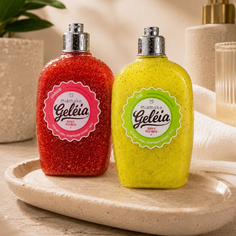 Esfoliante em Geleia de Kiwi Mia Make – Recuperador Cutâneo 230g