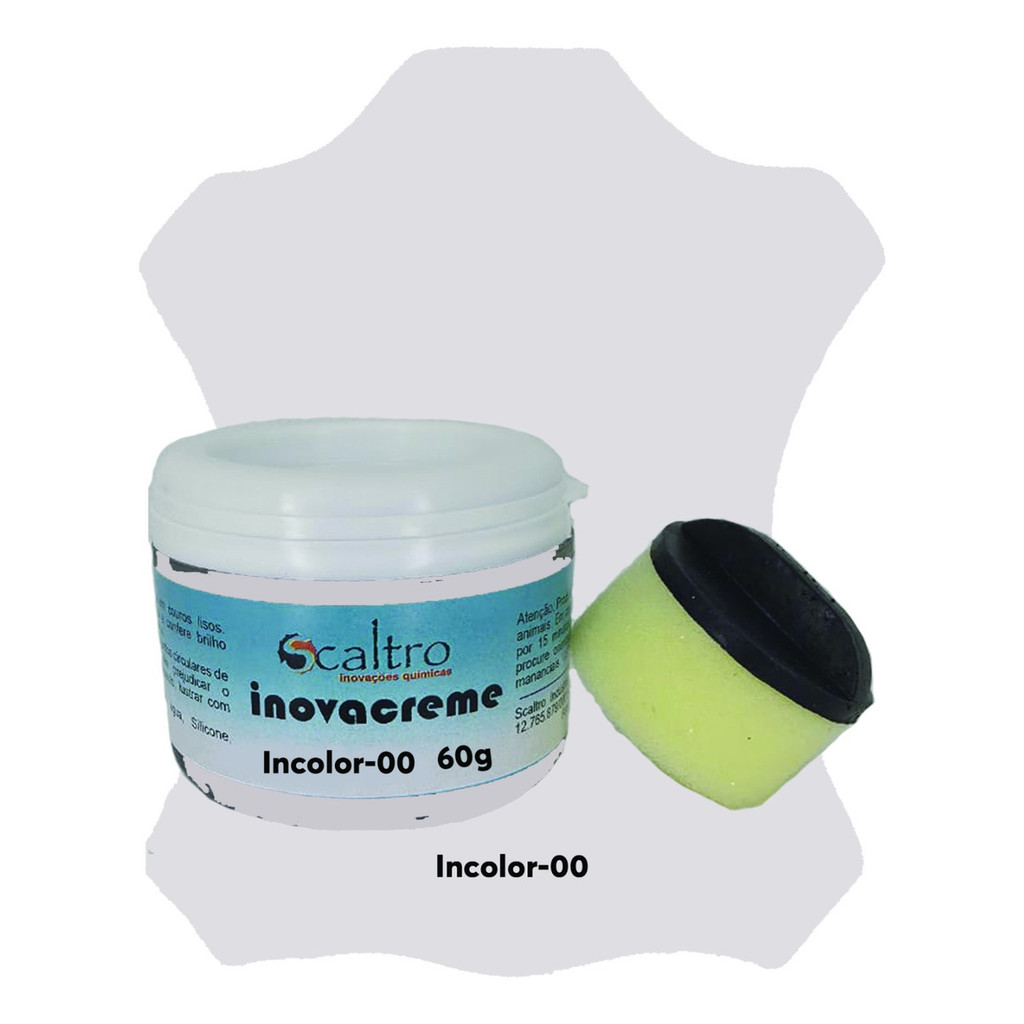 Recuperador De Couro Liso Inovacreme Com Esponja 60g.