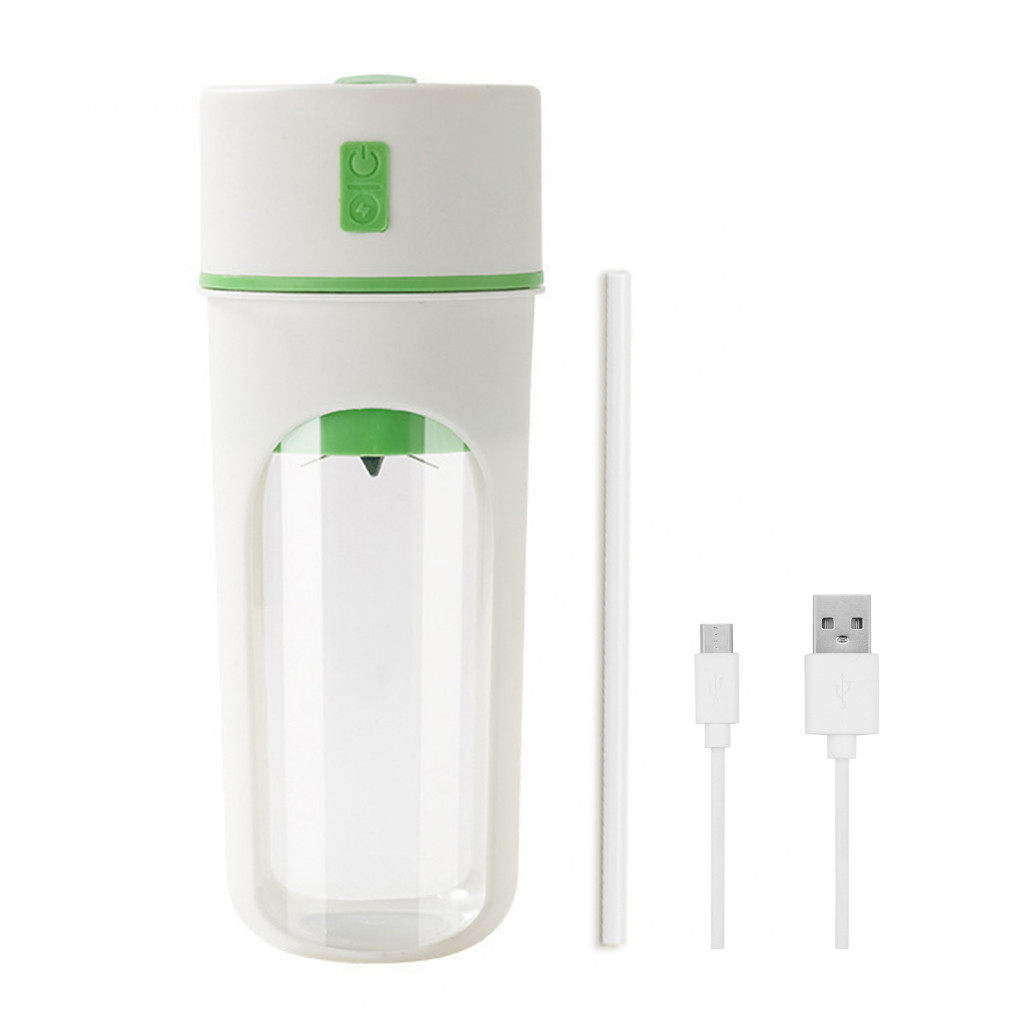 Portable Blender for Smoothies Compact Fruit Mixer for Kitchen Personal 480ml Usb Rechargeable Juicer Cup Fast 35-second