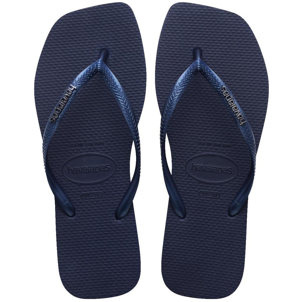 Chinelo Havaianas Slim Square Logo Metallic