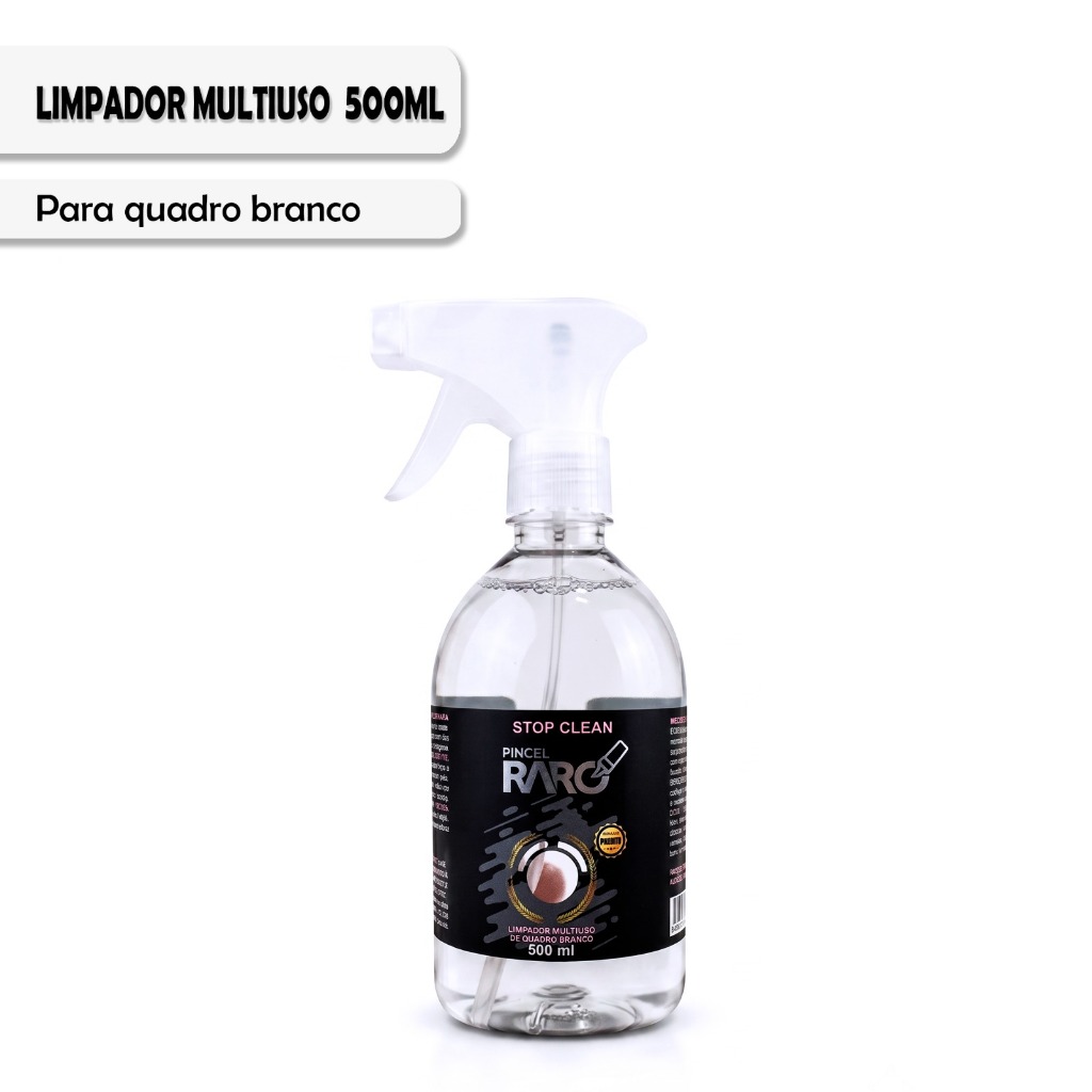 Limpador Exclusivo Quadro Branco Escolar Remove Tinta Permanente Multiuso Tira Cola Aumenta Vida Util Premium Original