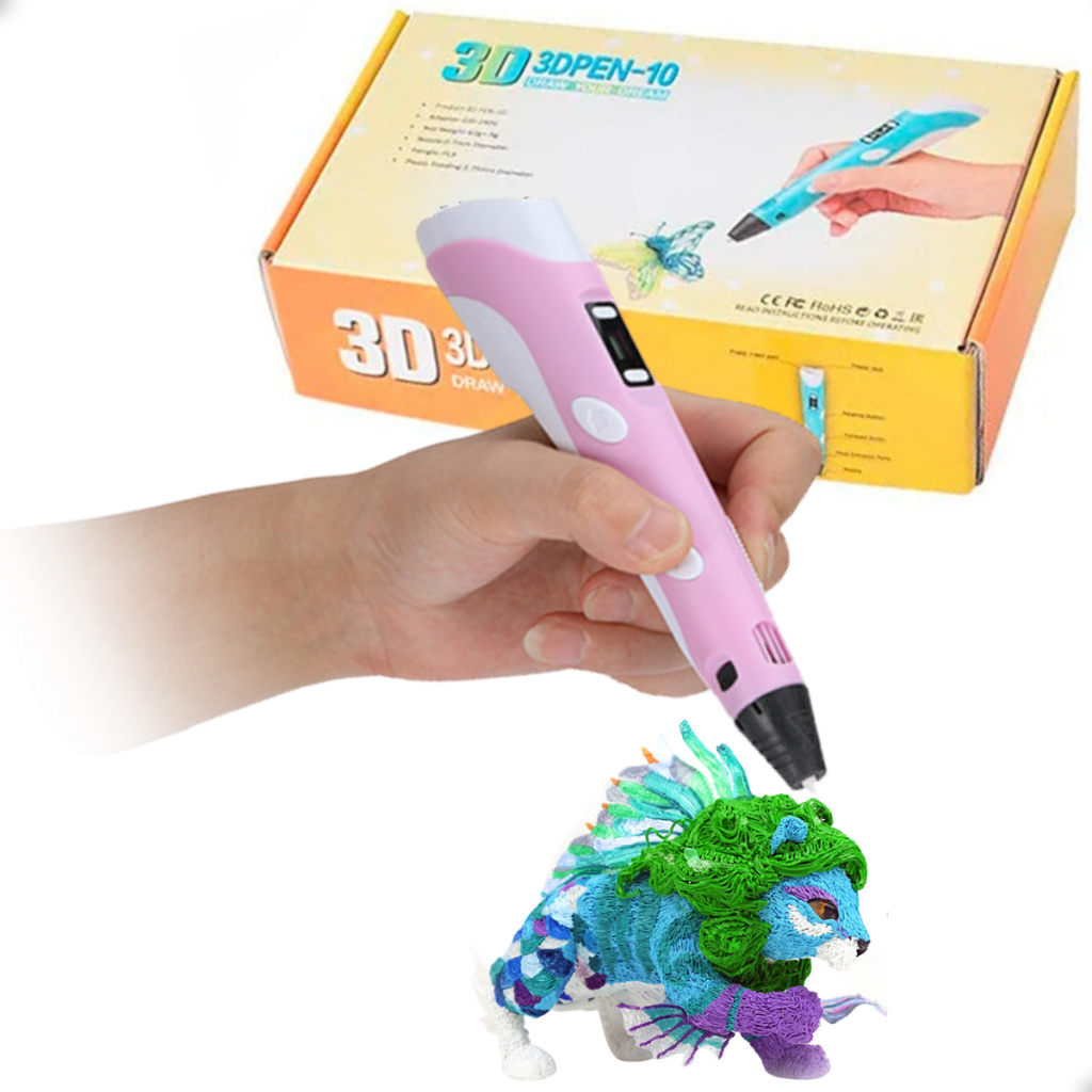 2 Caneta Impressora 3d - Com Garantia Produto Lacrado + 9 metros Refil