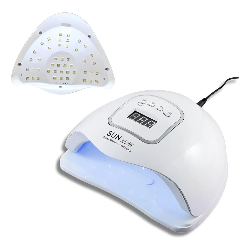 (Completo) Cabine Com Base Led para Unhas de Gel – Secagem Rápida para Manicure e Pedicure