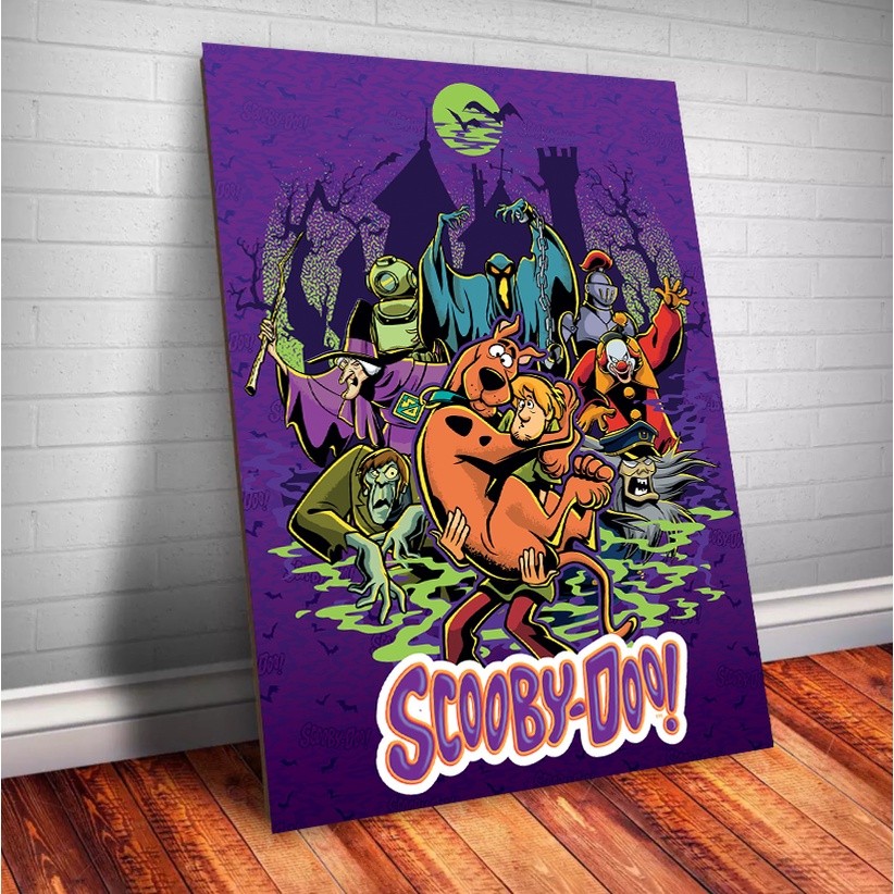 Placa decorativa MDF Scooby Doo Classico (28x20 A4) Quadro parede & decoração