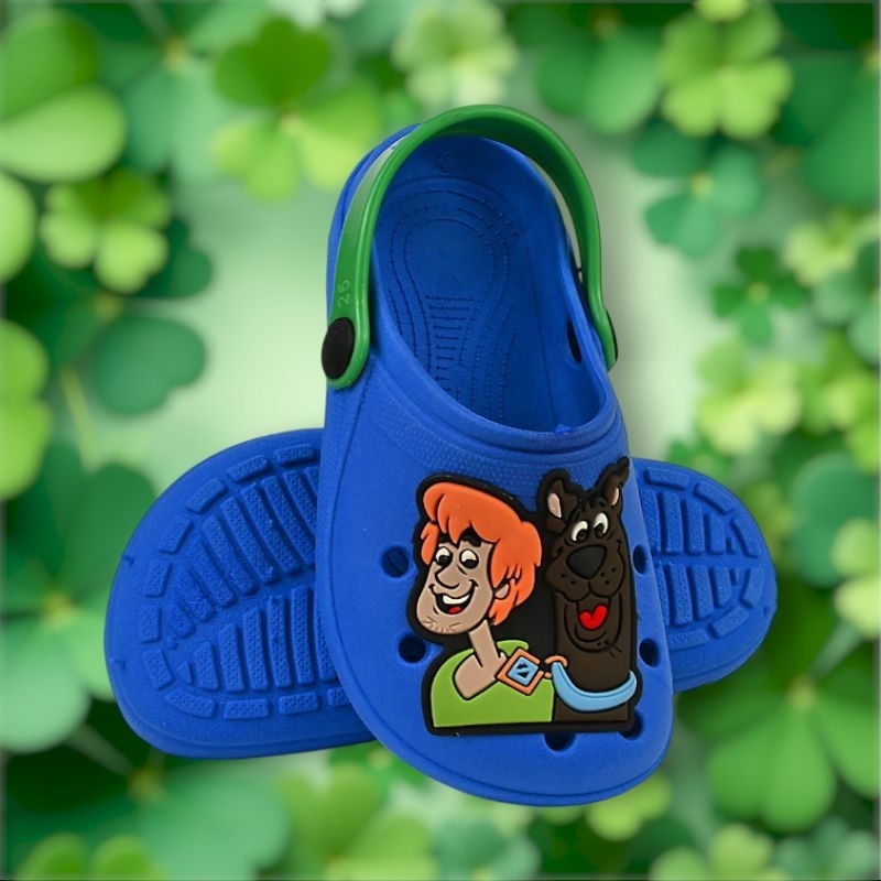 Sandália Infantil Masculino Babuche Para Menino Papete Scooby - Doo  Confortável