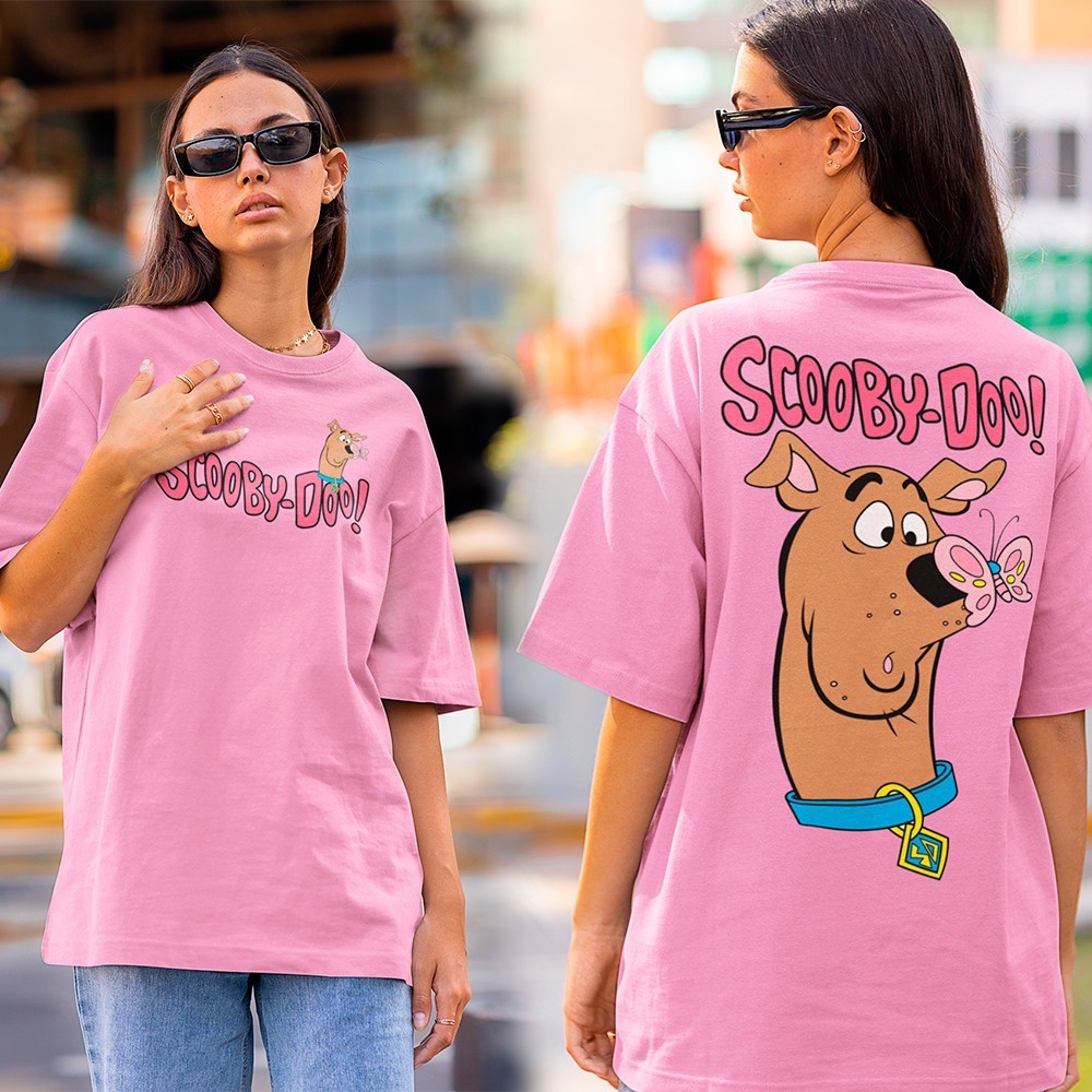 Camiseta Scooby Doo Desenho Animado Camisa Feminina Personalizada Algodão Premium Fio 30.1