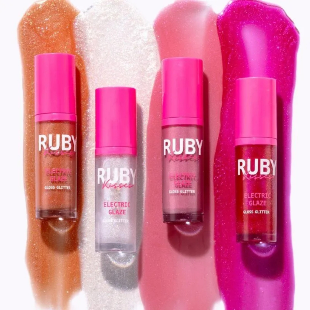 Gloss Glitter Electric Glaze Ruby Kisses – Brilho Intenso