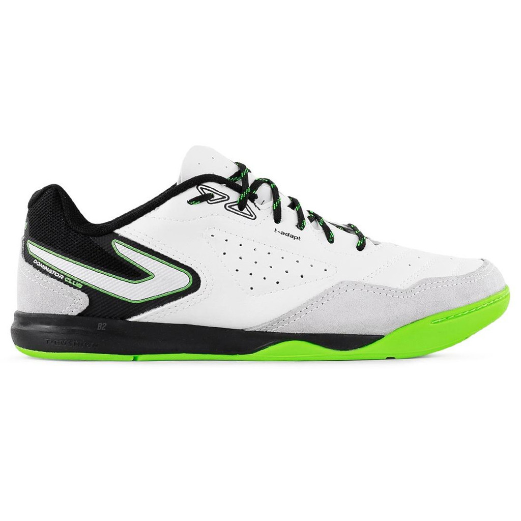 Chuteira Futsal Topper Dominator Club V Unissex Branco Verde