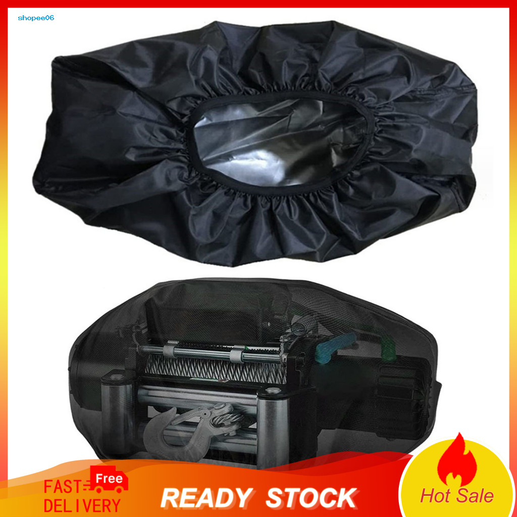 Dustproof Winch Cover Heavy Duty Waterproof for 8500-17500 Lbs Electric Dust-proof Universal Protection for Off-road Veh