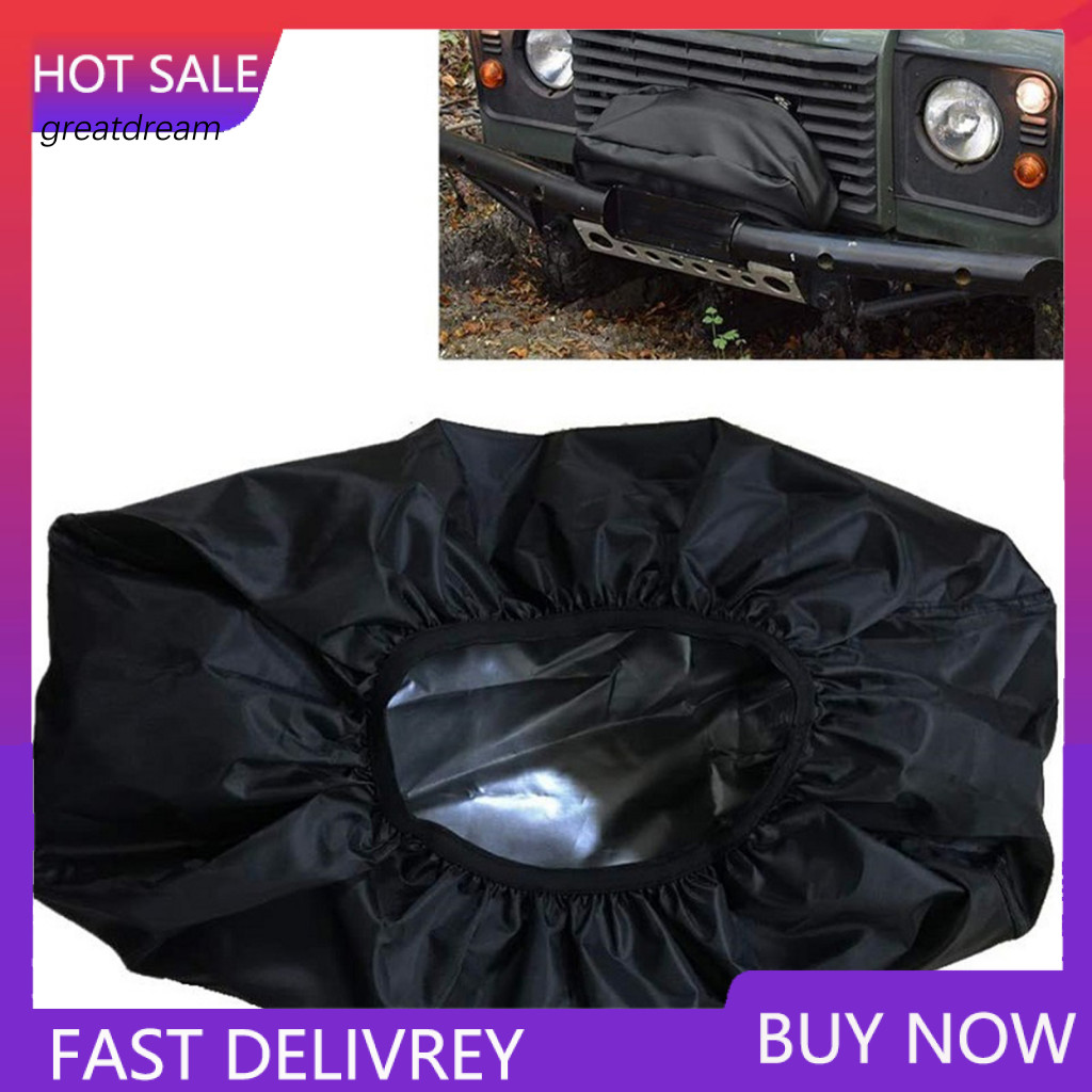 Winch Cover for Badlands Heavy Duty Waterproof for 8500-17500 Lbs Electric Dust-proof Universal Protection for Off-road