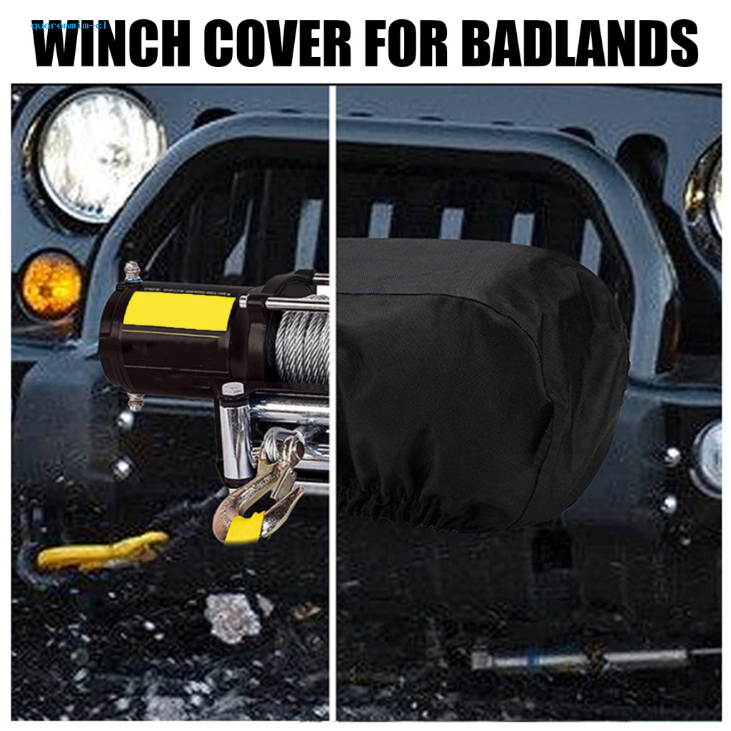 Winch Cover for Smittybilt Heavy Duty Waterproof for 8500-17500 Lbs Electric Dust-proof Universal Protection for Off-roa