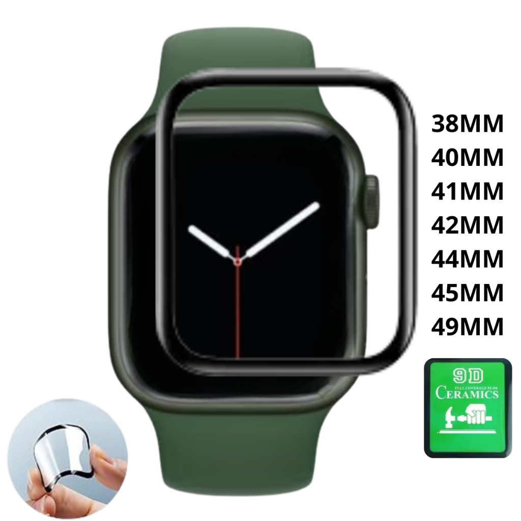 3 Películas PREMIUM Cerâmica 9D para SmartWatch