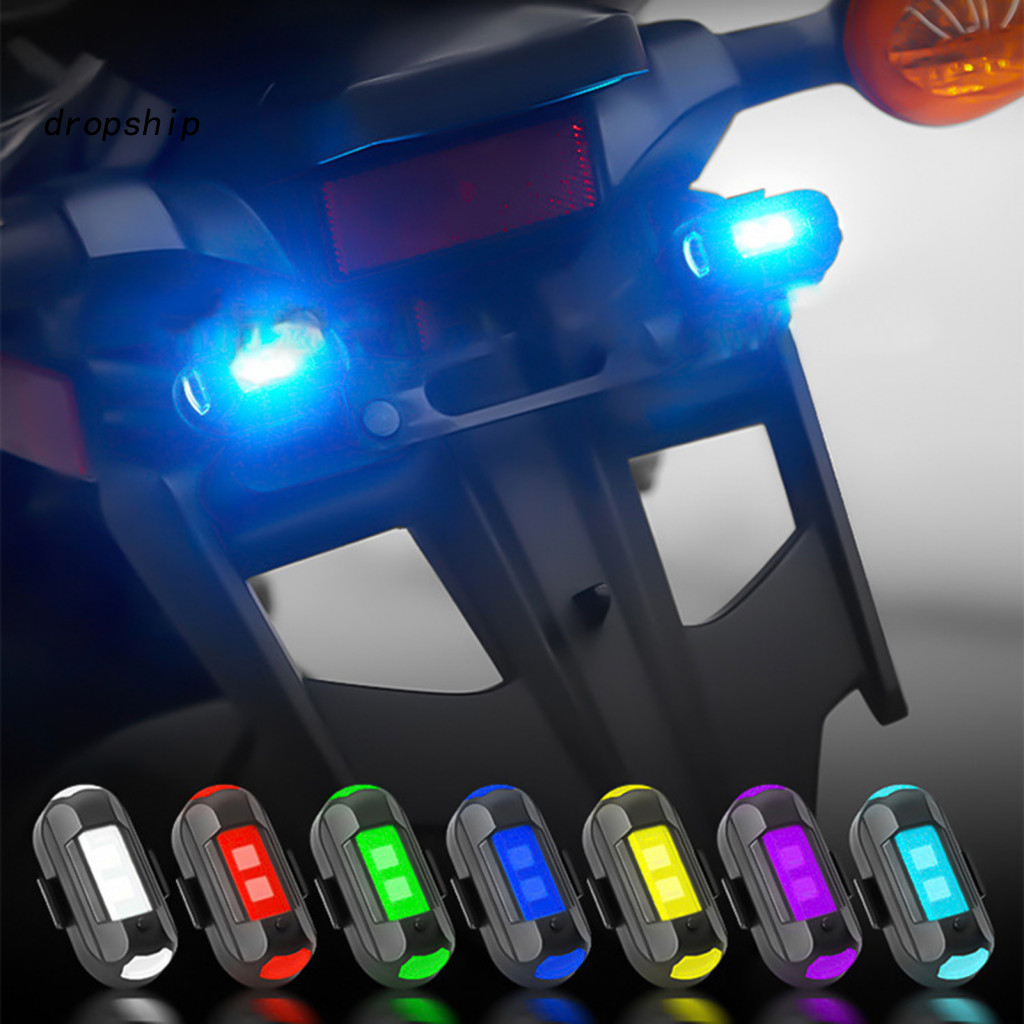 Rechargeable Battery Strobe Light Led with 7 Colors Multiple Flash Modes High Brightness Remote Control Easy Install for