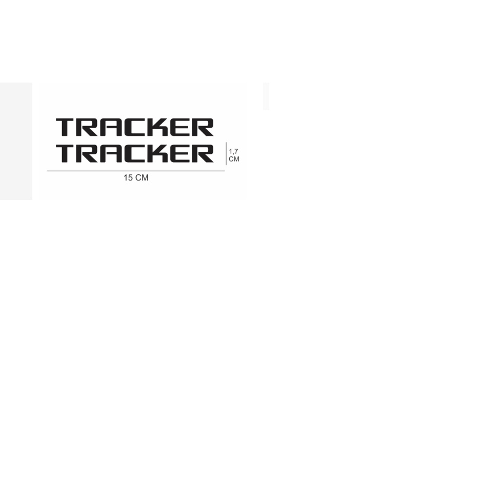 PAR DE ADESIVO EMBLEMA CHEVROLET TRACKER