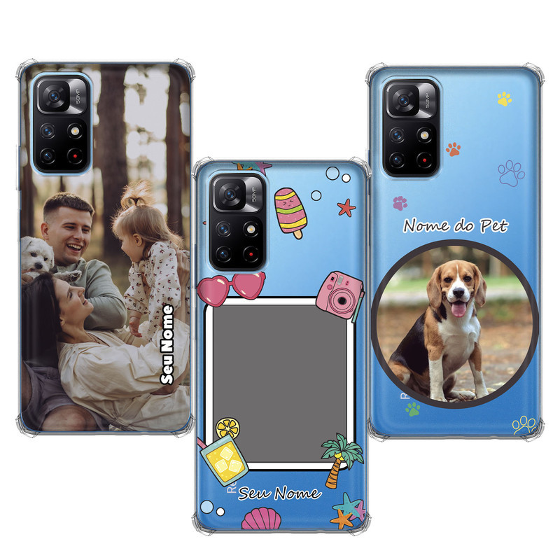 Capinha compatível com Xiaomi Redmi Note 11S 5G - Fotos Personalizadas