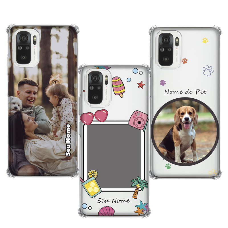 Capinha compatível com Xiaomi Redmi Note 10 4G - Fotos Personalizadas