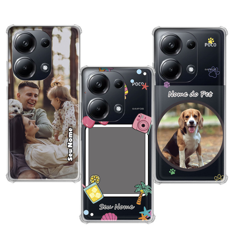Capinha compatível com Xiaomi Poco M6 Pro 4G - Fotos Personalizadas