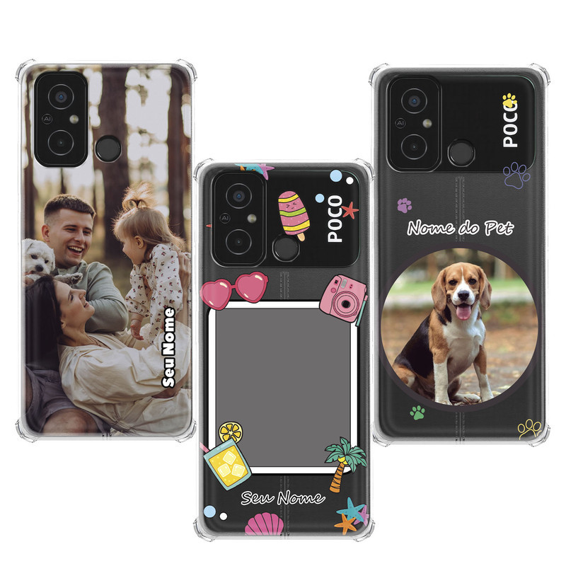 Capinha compatível com Xiaomi Poco C55 - Fotos Personalizadas