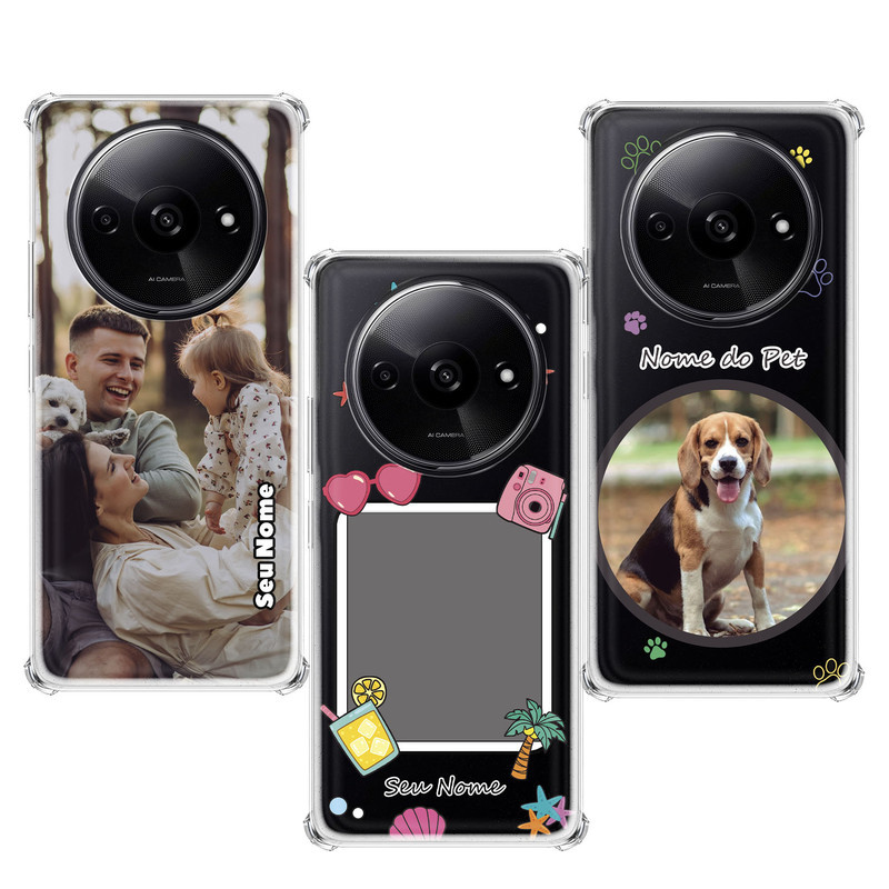 Capinha compatível com Xiaomi Redmi A3 - Fotos Personalizadas