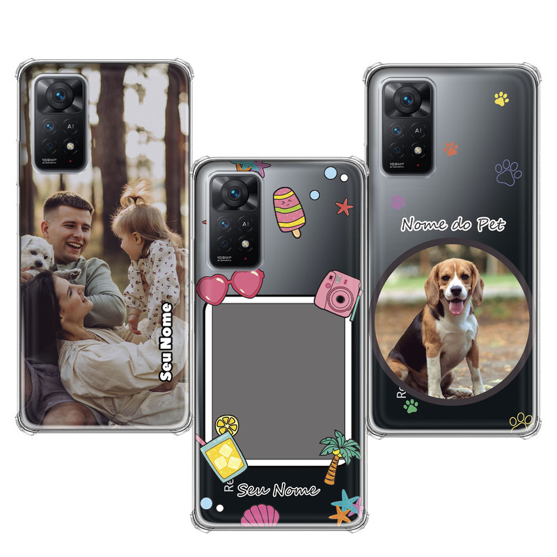 Capinha compatível com Xiaomi Redmi Note 11S 4G - Fotos Personalizadas