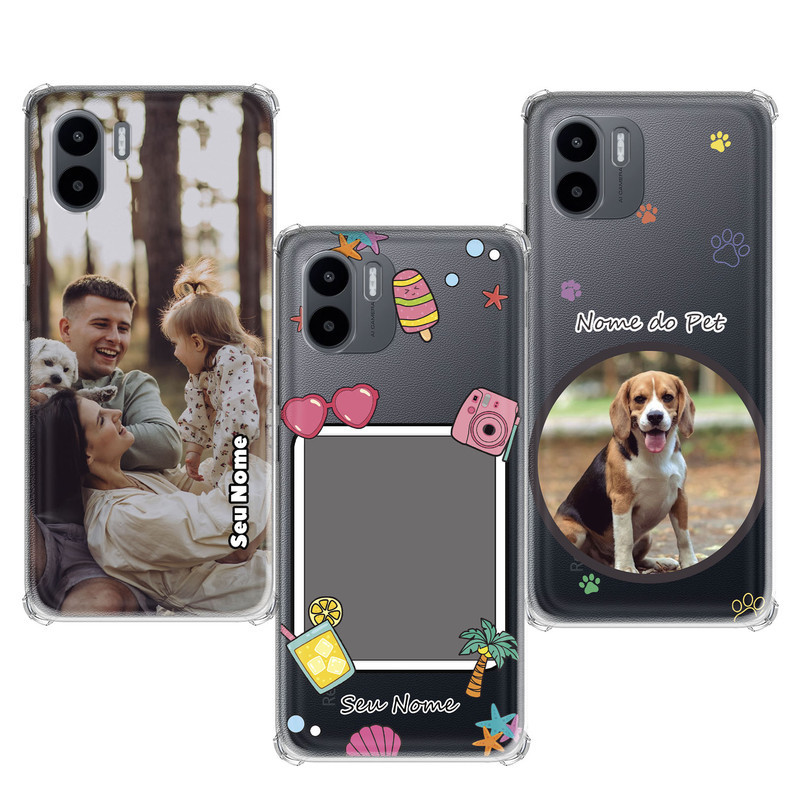 Capinha compatível com Xiaomi Redmi A1 - Fotos Personalizadas