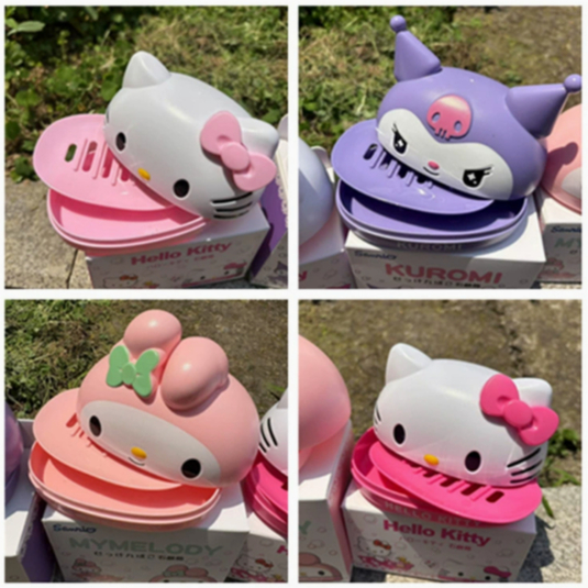 Desenho Animado Bonito Kulomie Melody Soap Holder Wholesale Cartoon Modelagem De Sabonete Tridimensional De Comércio Exterior
