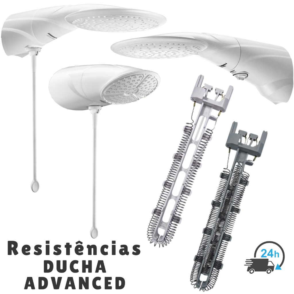 Resistencia Para Chuveiro Ducha Lorenzetti Advanced Eletronica Multitemperatura 127v Ou 220v