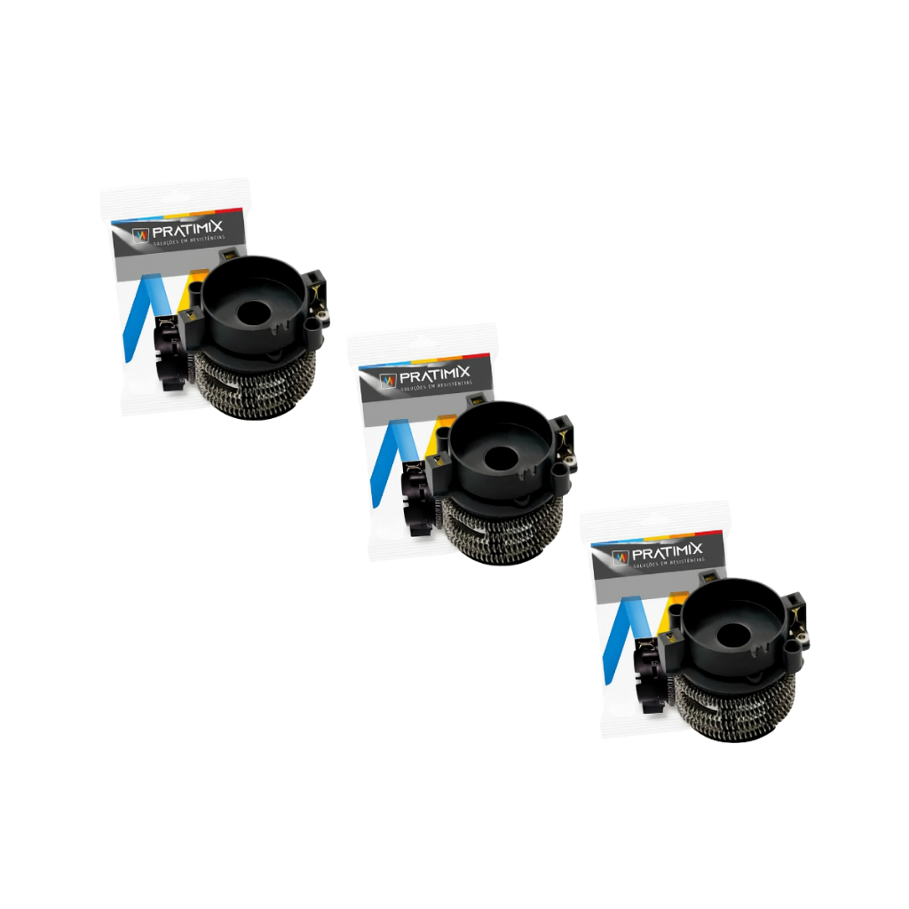 3 Resistência Pratimix Super Ducha 3T 220v 5400w Clima Frio