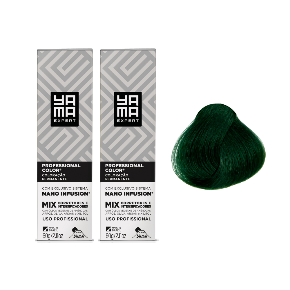 Kit C/2 Coloração Nano Mix Verde Yamá
