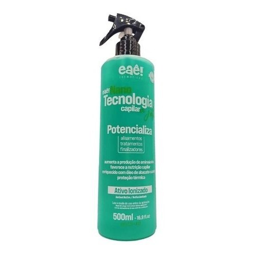 Nanotecnologia Capilar Potencializador Verde 500ml Eaê
