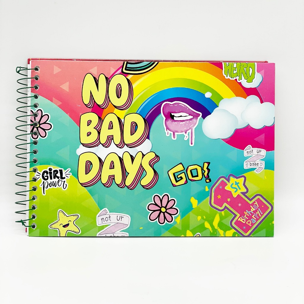 Caderno de Desenho Capa Dura Feminino 96 Folhas | Capas Sortidas