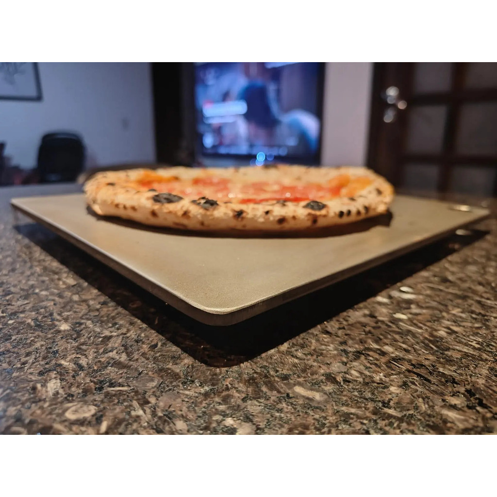 Chapa De Aço Refrataria Para Assar Pizza No Forno