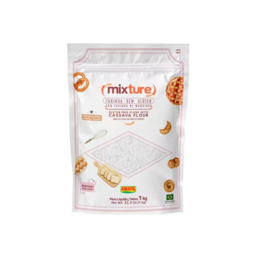 Farinha De Mandioca Sem Glúten Mixture Amafil 1kg - 1 Unidade