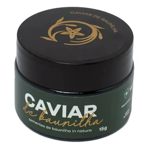 Caviar De Baunilha Fava 100% Natural Vanilla Brasil 15gr