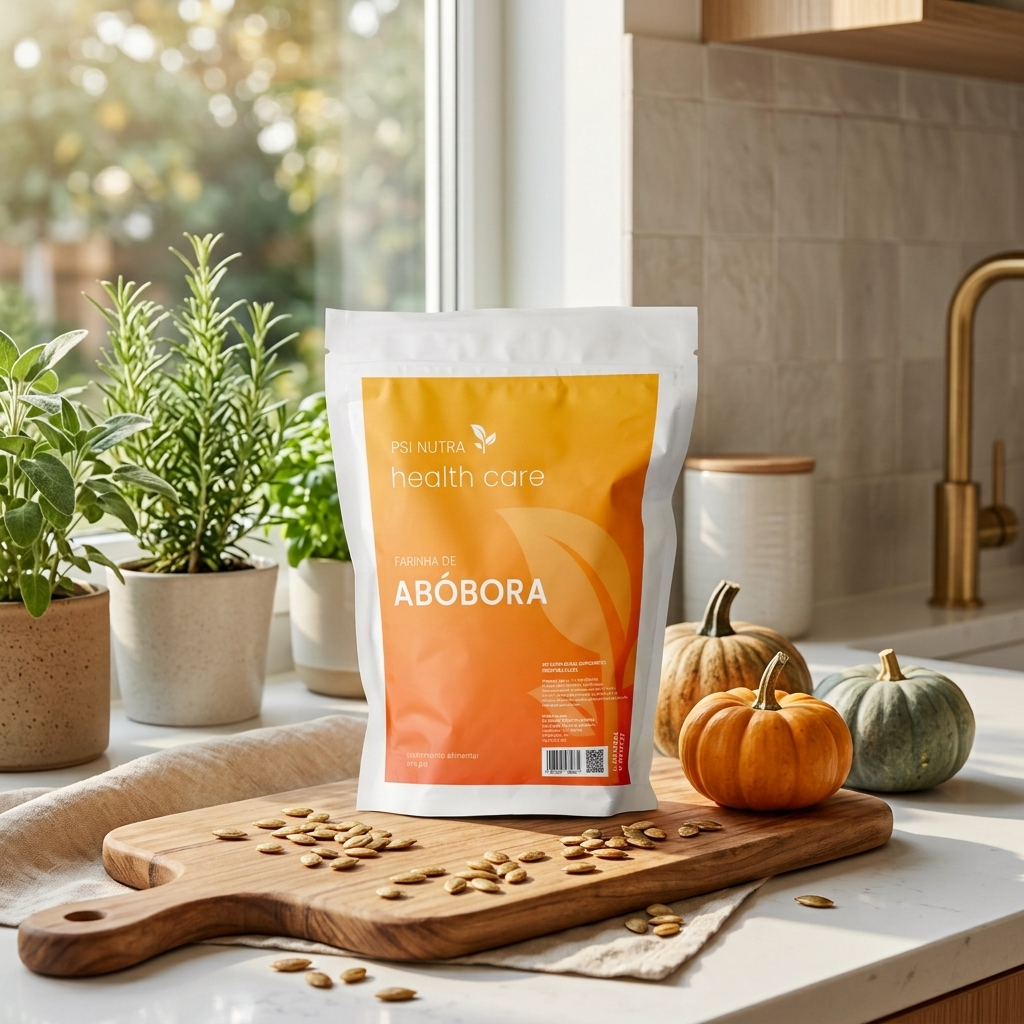 Farinha de Abóbora Premium Psi Nutra Envio Mais Rápido