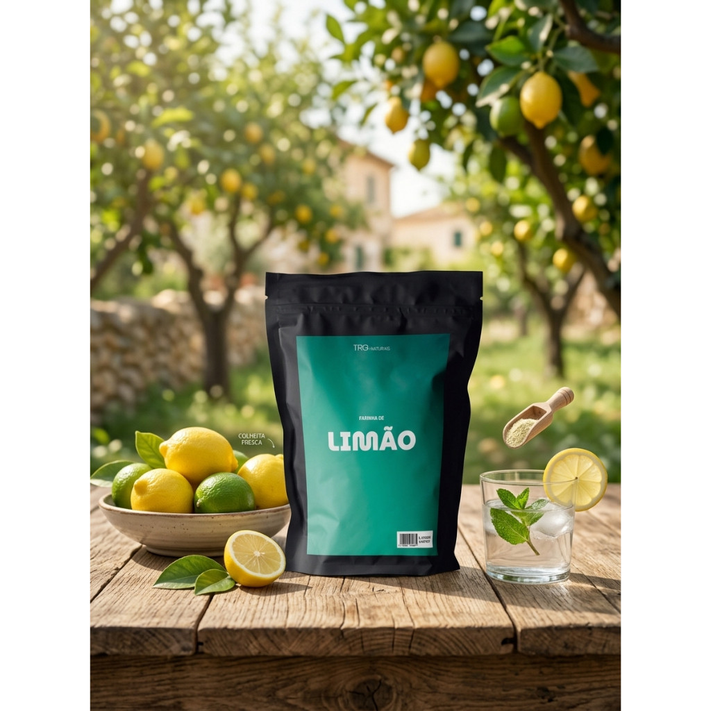 Farinha de Limao Premium Trg Naturais Envio Hoje Loja Oficial
